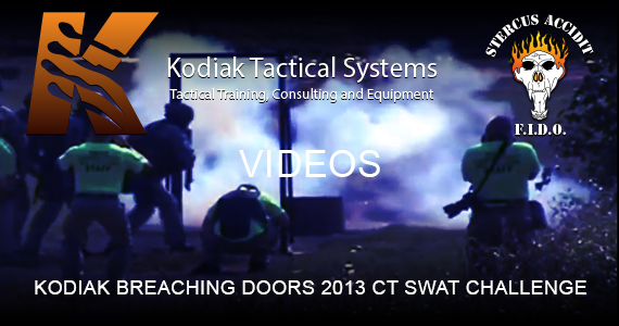 KODIAK BREACHING DOORS 2013 CT SWAT CHALLENGE